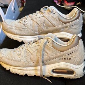 Nike Air Max Textured Cream Sneakers